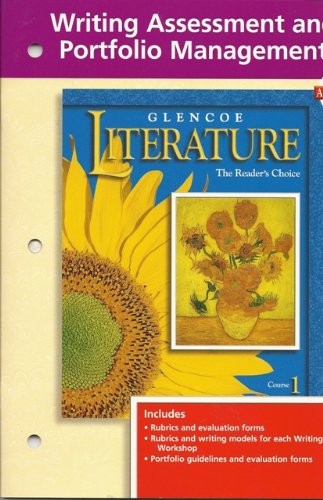 9780028173184: Glencoe Literature: Course 1: Writing Assessment and Portfolio Management
