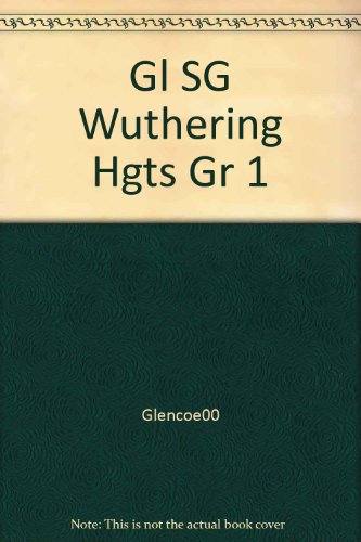 Imagen de archivo de Gl SG Wuthering Hgts Gr 1 a la venta por Hawking Books