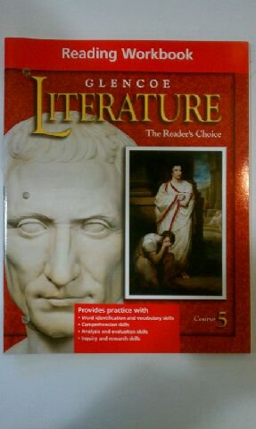 Imagen de archivo de Glencoe Literature - The Reader's Choice Reading Workbook - Course 5 a la venta por HPB-Red