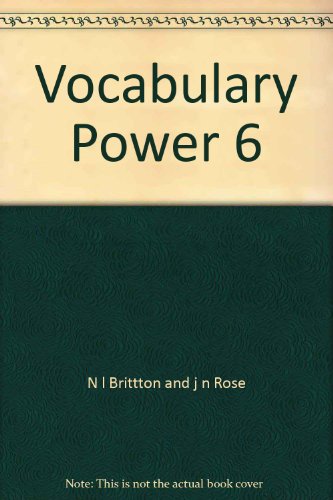 9780028182520: Vocabulary Power 6
