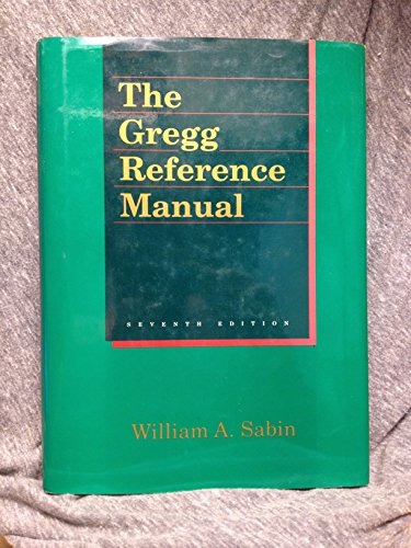 9780028199207: Gregg Reference Manual