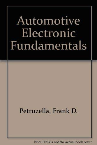 Beispielbild fr Automotive Electronic Fundamentals zum Verkauf von HPB-Red