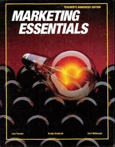 Stock image for Marketing Essntial for sale by M & M Books