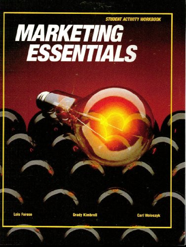 Stock image for Marketing Essentials, Student Activity Workbook for sale by Alf Books