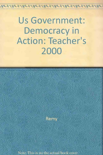 Beispielbild fr United States Government: Democracy in Action Teacher's Wraparound Edition zum Verkauf von Nationwide_Text