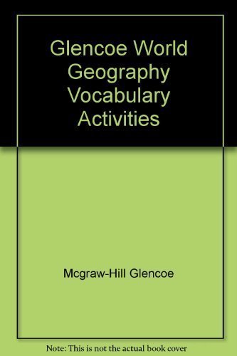 Beispielbild fr Glencoe World Geography, A Physical And Cultural Approach: Vocabulary Activities With Answer Keys (1995 Copyright) zum Verkauf von ~Bookworksonline~