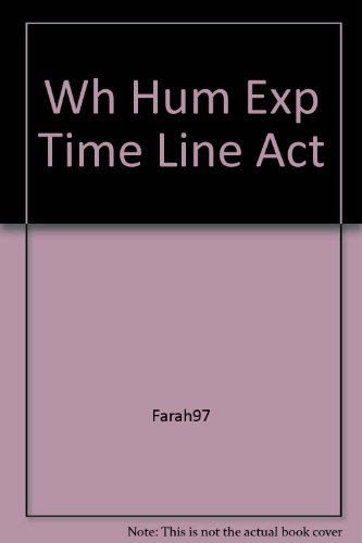 World History The Human Experience Timeline Activities (9780028232423) by Farah; Karls