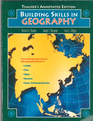 Beispielbild fr Building Skills In Geography: Teacher's Annotated Text-Workbook Edition With Overprinted Answers (1996 Copyright) zum Verkauf von ~Bookworksonline~