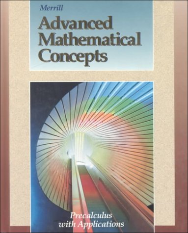 Stock image for Advanced Mathematical Concepts for sale by SecondSale