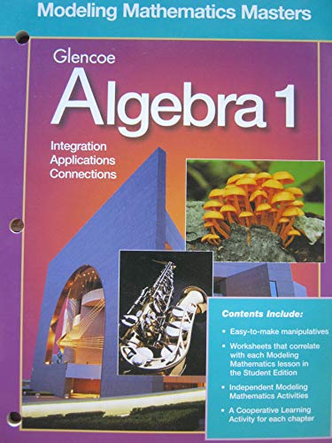Imagen de archivo de Glencoe Algebra 1: Integration, Applications, Connections - Modeling Mathematics Masters a la venta por Nationwide_Text