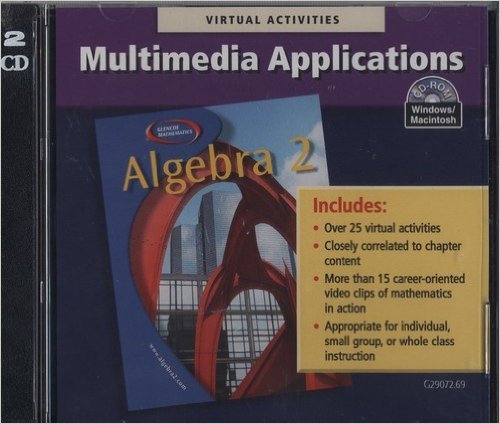 Stock image for Glencoe Algebra 2 Multimedia Applications CD-ROM Set Of Thee For WINDOWS And MACINTOSH (1997 Copyright) for sale by ~Bookworksonline~