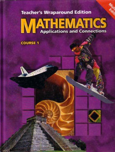 9780028252193: Mathematics: Applications and Connections -Course 1 -1998: Teachers