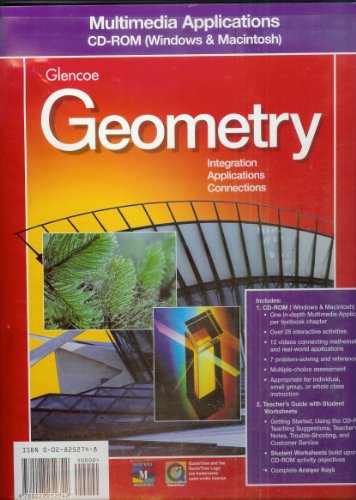 9780028252742: Multimedia Applications CD-ROM (Glencoe Geometry Integration Applications Connections)