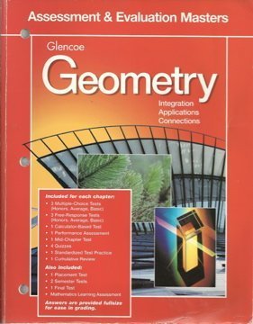 9780028252841: Geometry: Integration, Applications and Connections:Assessment and Evaluation Masters 98