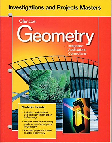 Stock image for Glencoe Geometry: Integration, Applications, Connections - Investigations & Projects Masters for sale by Wonder Book