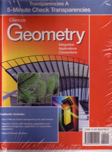 Stock image for Geometry Intergration Applications Connections (Transparencies A 5-minute Check Transparencies) for sale by GuthrieBooks