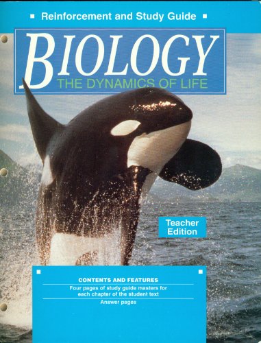 Stock image for Biology The Dynamics of Life Reinforcement and Study Guide Teacher Edition for sale by HPB-Red