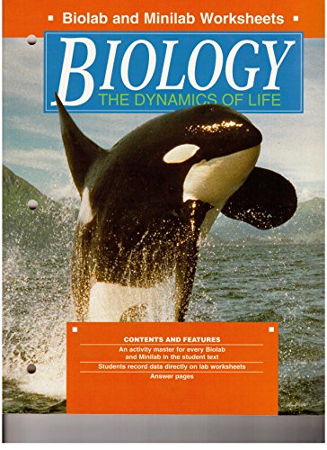 Stock image for Biology the Dynamics of Life Biolab and Minilab Worksheets for sale by The Book Cellar, LLC