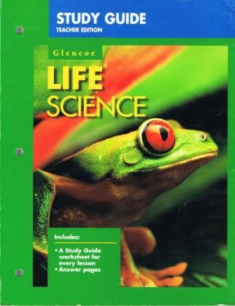 9780028266190: Glencoe Life Science Study Guide Teacher Edition