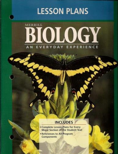 Stock image for Merrill Biology an Everyday Experience (Lesson Plans) for sale by ThriftBooks-Atlanta