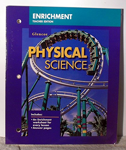 Imagen de archivo de Glencoe Physical Science: Enrichment (Teacher Edition) a la venta por St Vincent de Paul of Lane County