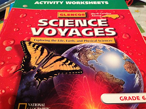 9780028288864: Glencoe Science Voyages Exploring the Life, Earth and Physical Sciences Activity Worksheets 6th Grade