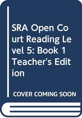 Stock image for SRA OPEN COURT READING 5, BOOK 1, TEACHER'S EDITION for sale by mixedbag