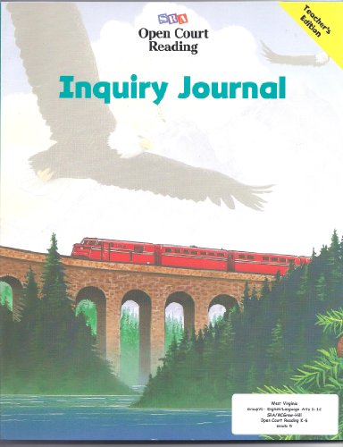 Imagen de archivo de SRA OPEN COURT READING 5, INQUIRY JOURNAL, TEACHERS EDITION a la venta por mixedbag