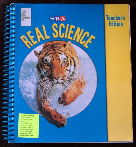SRA Real Science, Teacher Edition, Grade 3 (9780028312163) by William C. Kyle Jr.