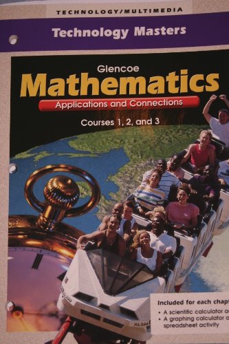Stock image for Technology/Multimedia - Technology Masters - Glencoe - Mathematics - Applications and Connec. for sale by The Book Cellar, LLC
