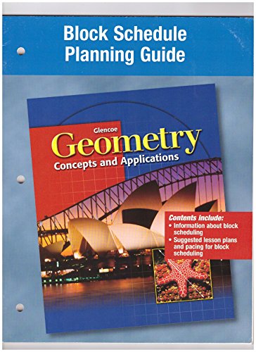 Stock image for Geometry: Concepts and Applications, Block Schedule Booklet for sale by Nationwide_Text