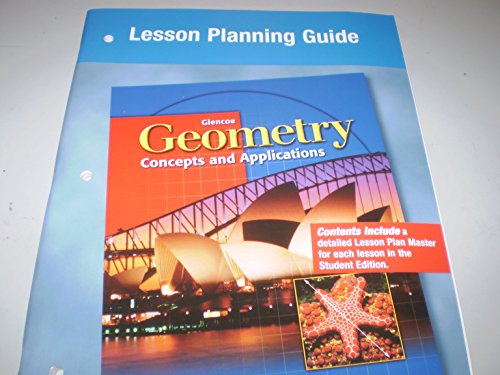 Stock image for Geometry: Concepts and Applications, Lesson Planning Guide for sale by Nationwide_Text