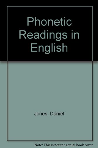 Phonetic Readings in English (9780028473109) by Daniel Jones