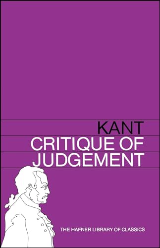 9780028475004: Critique of Judgement (Hafner Library of Classics)