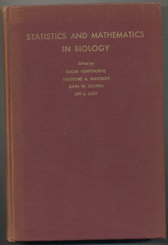 Stock image for Statistics and Mathematics in Biology for sale by dsmbooks