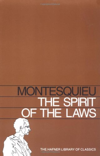 9780028492704: Spirit of the Laws
