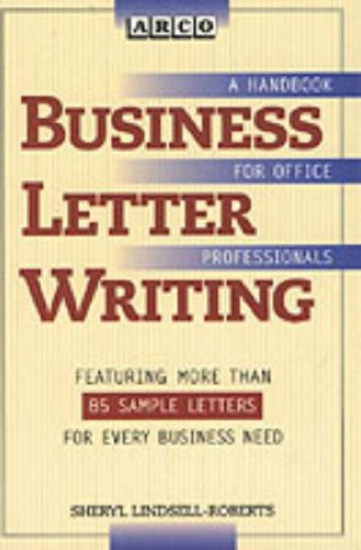 Business Letter Writing (9780028600147) by Arco