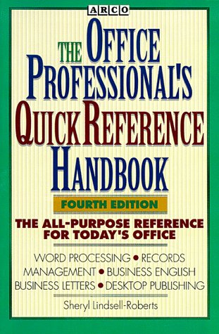 Stock image for Office Professional's Quick Reference Handbook for sale by ThriftBooks-Atlanta