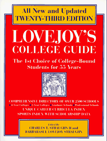 9780028603049: Lovejoy's College Guide (Field Guide to Colleges)