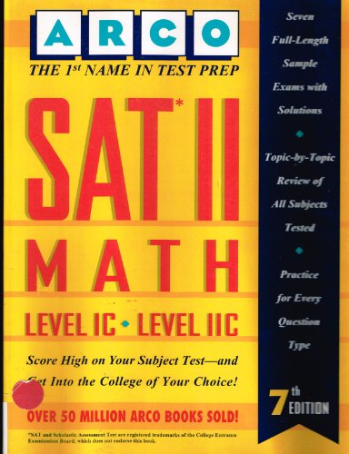 Imagen de archivo de SAT II Math a la venta por ThriftBooks-Dallas