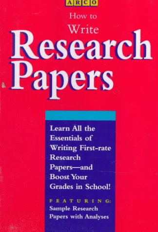 Beispielbild fr How to Write Research Papers zum Verkauf von Better World Books: West