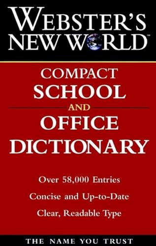 Beispielbild fr Webster's New World Compact School and Office Dictionary zum Verkauf von Better World Books