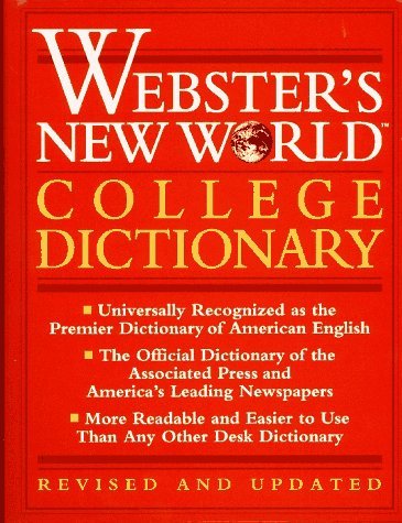 Imagen de archivo de New World Dictionary : College Edition - Indexed a la venta por Better World Books