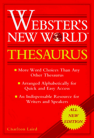 Imagen de archivo de Webster's New World Thesaurus a la venta por Better World Books: West