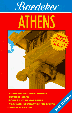 Stock image for Baedeker Athens 2nd English edition 1995 paperback with foldout map for sale by Wonder Book
