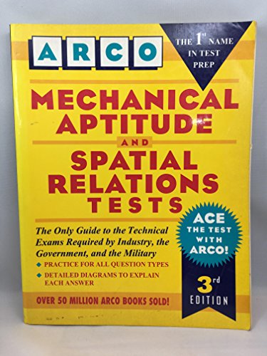 Beispielbild fr Mechanical Aptitude and Spatial Relations Tests (Arco Aptitude Test Preparation) zum Verkauf von Read&Dream