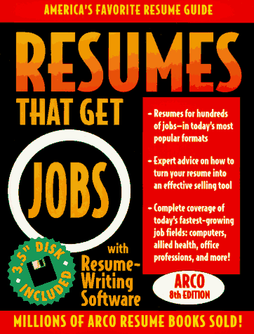 Resumes That Get Jobs (9780028606040) by Arco; Reed, Jean