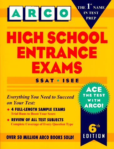 9780028610856: High School Entrance Examinations