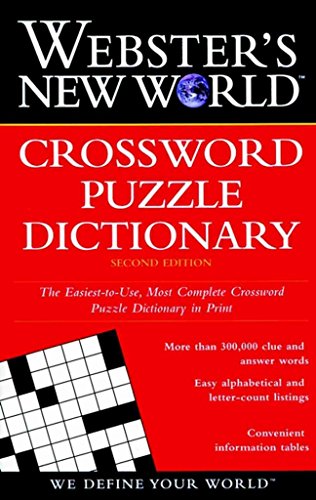 Beispielbild fr Webster's New World Crossword Puzzle Dictionary zum Verkauf von SecondSale