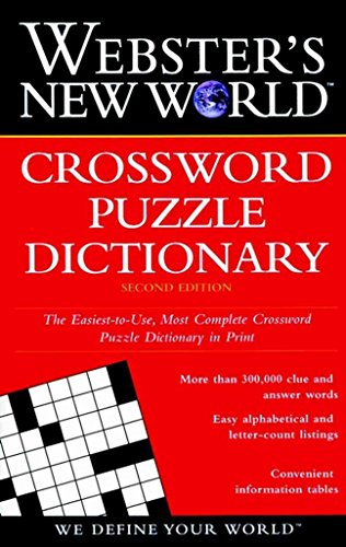 9780028612126: Webster's New World Crossword Puzzle Dictionary
